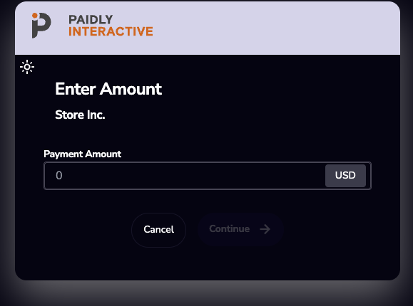 Deposit Widget